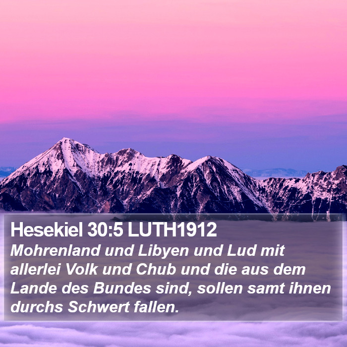 Hesekiel 30:5 LUTH1912 Bible Study