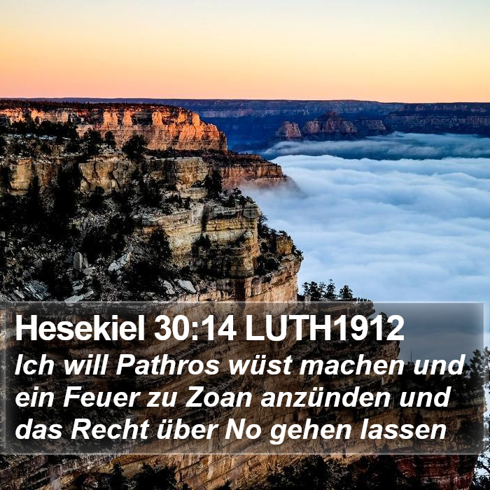Hesekiel 30:14 LUTH1912 Bible Study