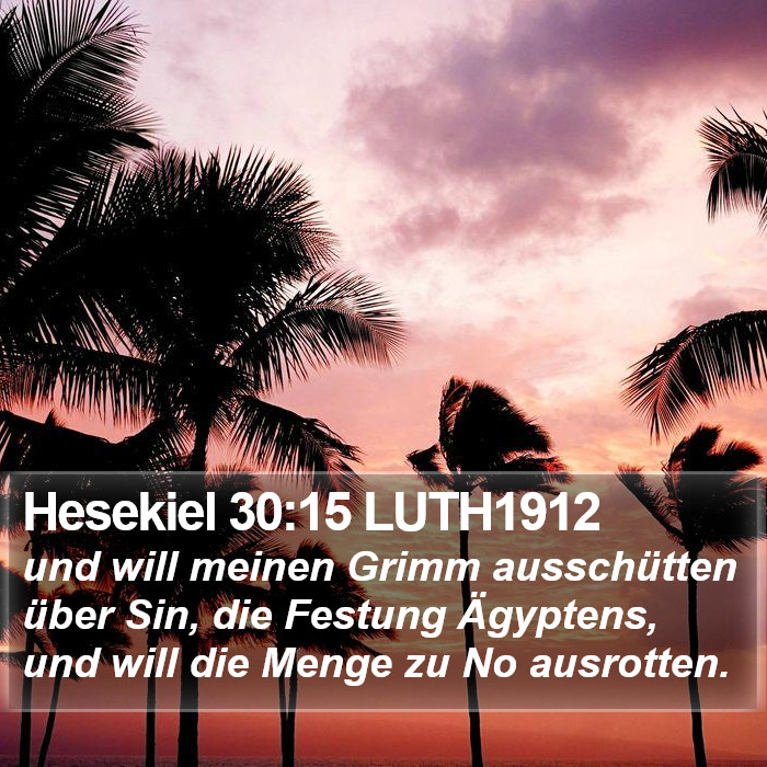 Hesekiel 30:15 LUTH1912 Bible Study