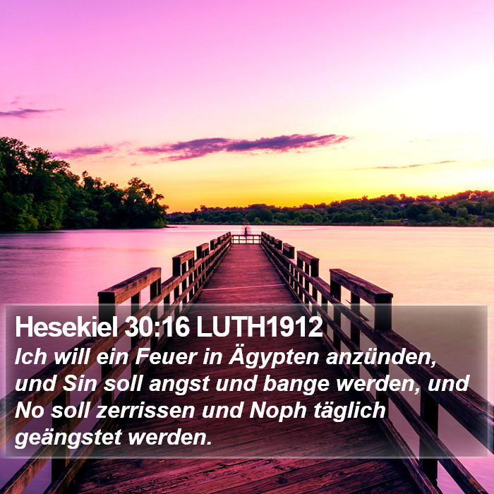 Hesekiel 30:16 LUTH1912 Bible Study