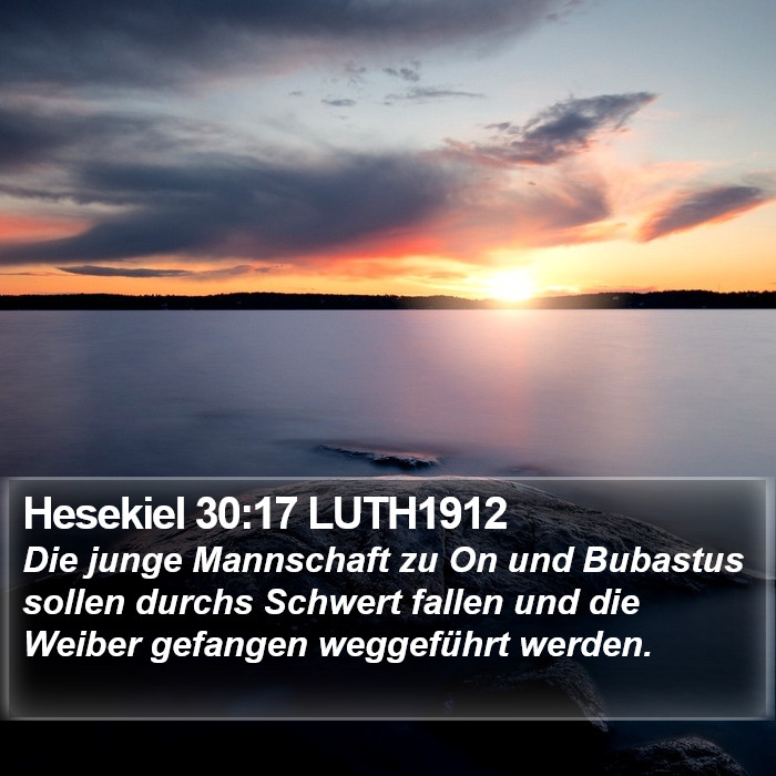 Hesekiel 30:17 LUTH1912 Bible Study
