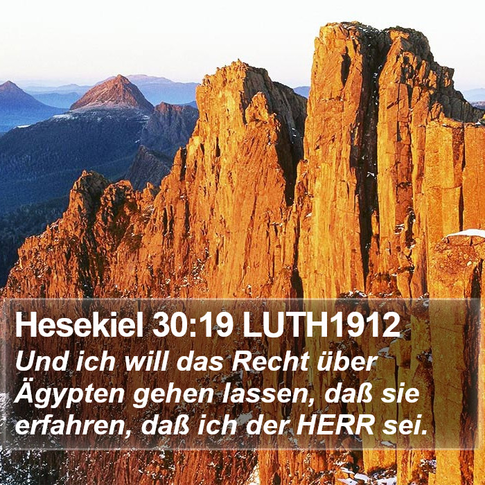 Hesekiel 30:19 LUTH1912 Bible Study