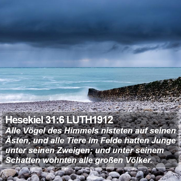 Hesekiel 31:6 LUTH1912 Bible Study