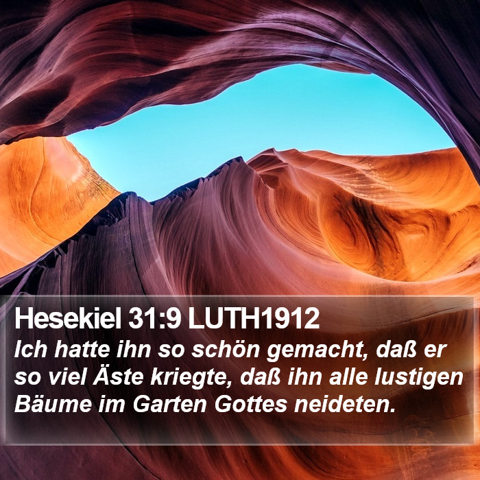 Hesekiel 31:9 LUTH1912 Bible Study