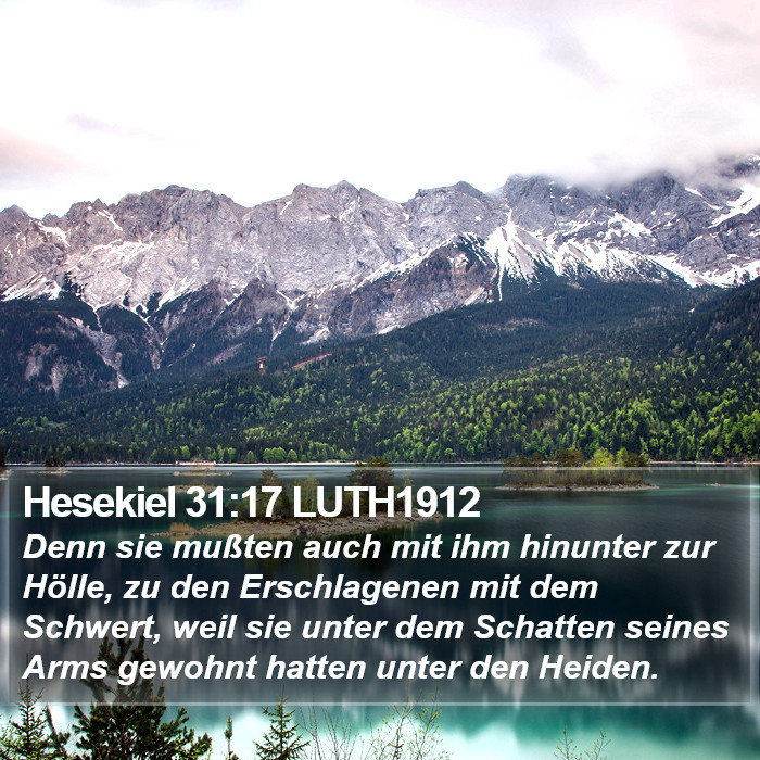 Hesekiel 31:17 LUTH1912 Bible Study