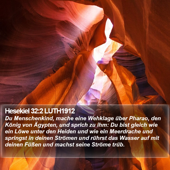 Hesekiel 32:2 LUTH1912 Bible Study