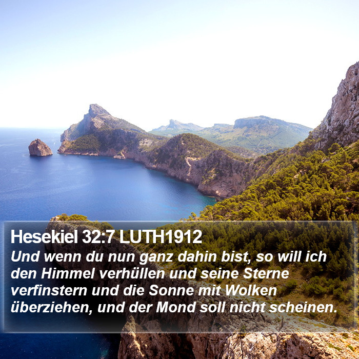 Hesekiel 32:7 LUTH1912 Bible Study