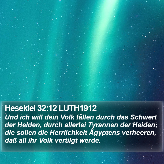 Hesekiel 32:12 LUTH1912 Bible Study