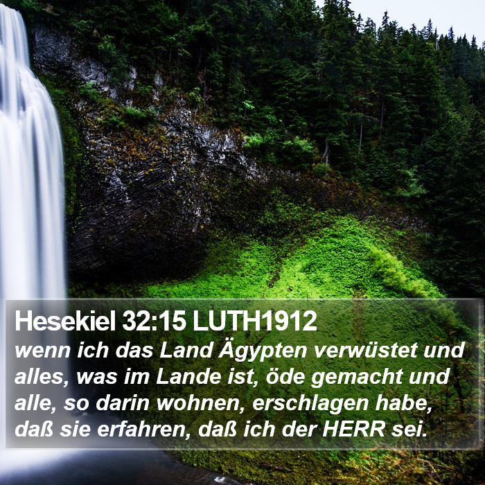 Hesekiel 32:15 LUTH1912 Bible Study