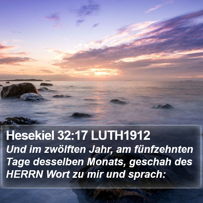 Hesekiel 32:17 LUTH1912 Bible Study