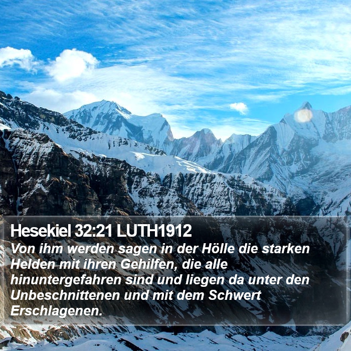 Hesekiel 32:21 LUTH1912 Bible Study