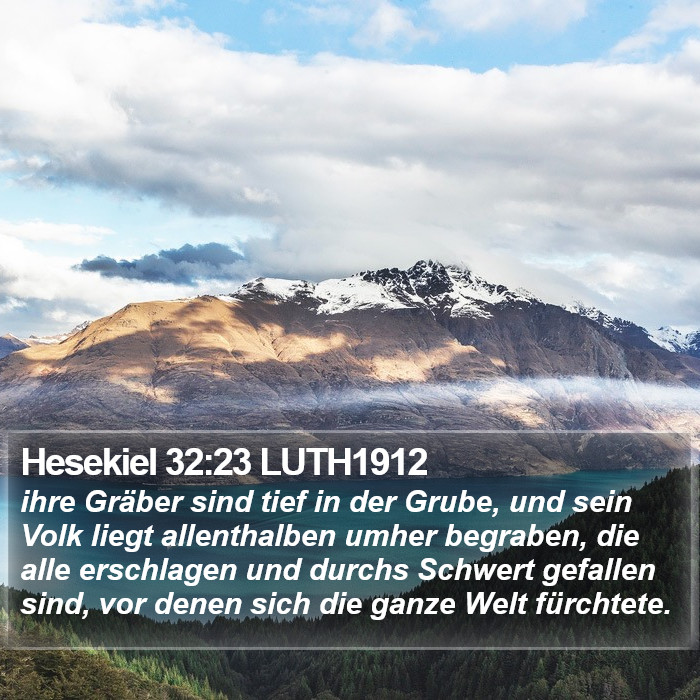 Hesekiel 32:23 LUTH1912 Bible Study