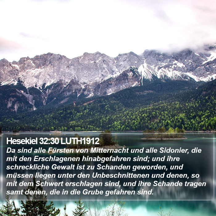 Hesekiel 32:30 LUTH1912 Bible Study