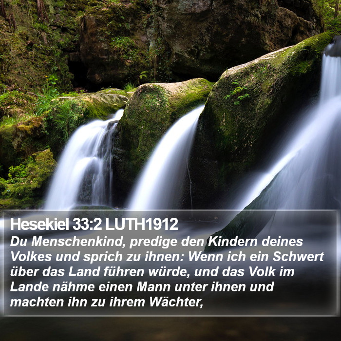 Hesekiel 33:2 LUTH1912 Bible Study