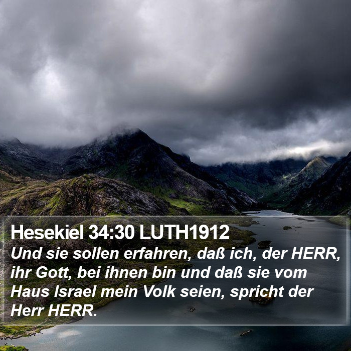 Hesekiel 34:30 LUTH1912 Bible Study