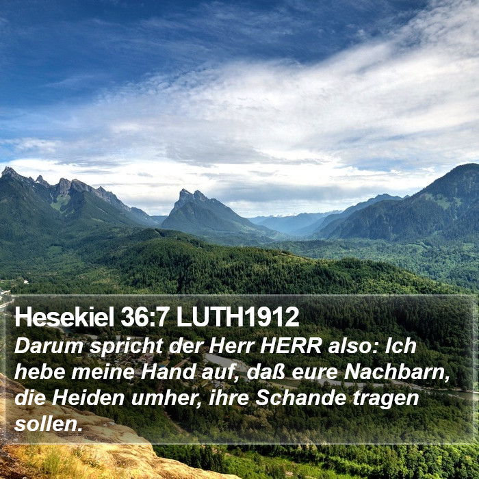 Hesekiel 36:7 LUTH1912 Bible Study