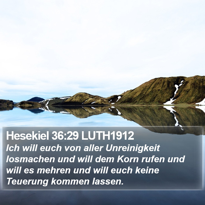 Hesekiel 36:29 LUTH1912 Bible Study