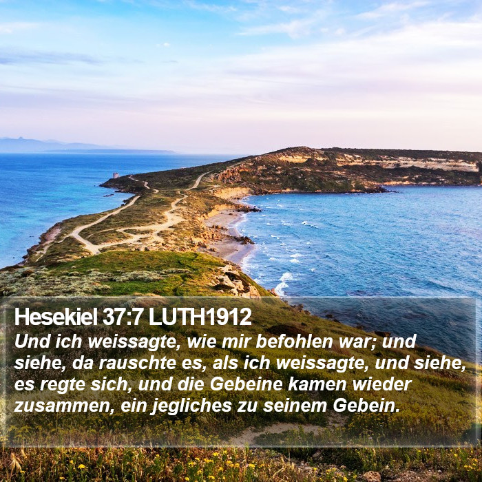 Hesekiel 37:7 LUTH1912 Bible Study