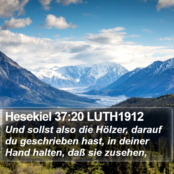 Hesekiel 37:20 LUTH1912 Bible Study