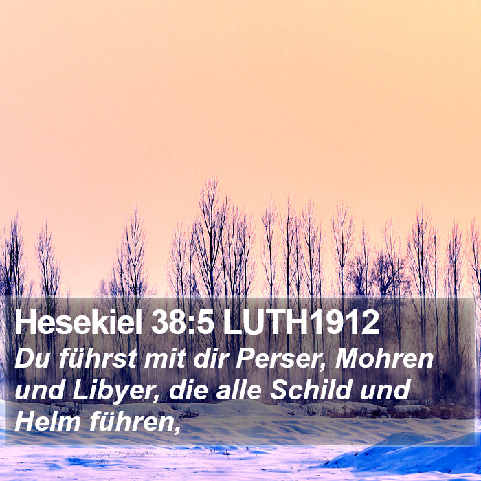 Hesekiel 38:5 LUTH1912 Bible Study