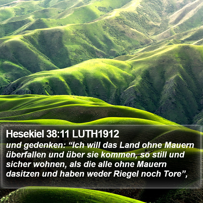 Hesekiel 38:11 LUTH1912 Bible Study