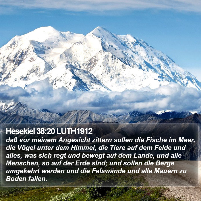 Hesekiel 38:20 LUTH1912 Bible Study
