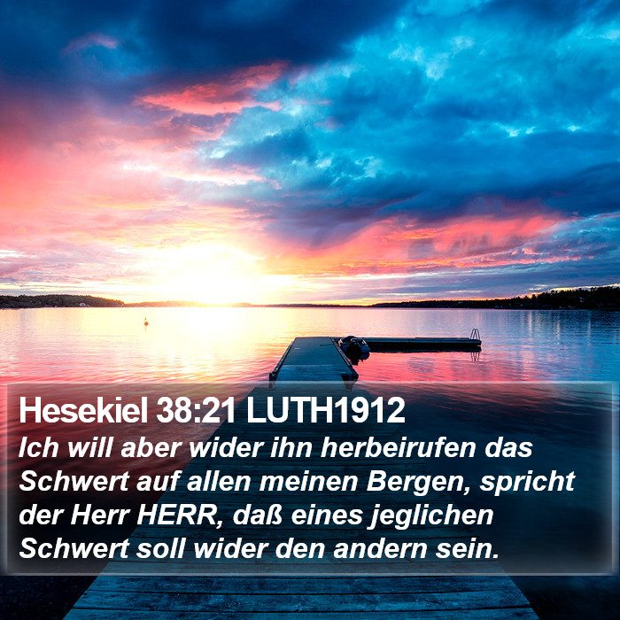Hesekiel 38:21 LUTH1912 Bible Study