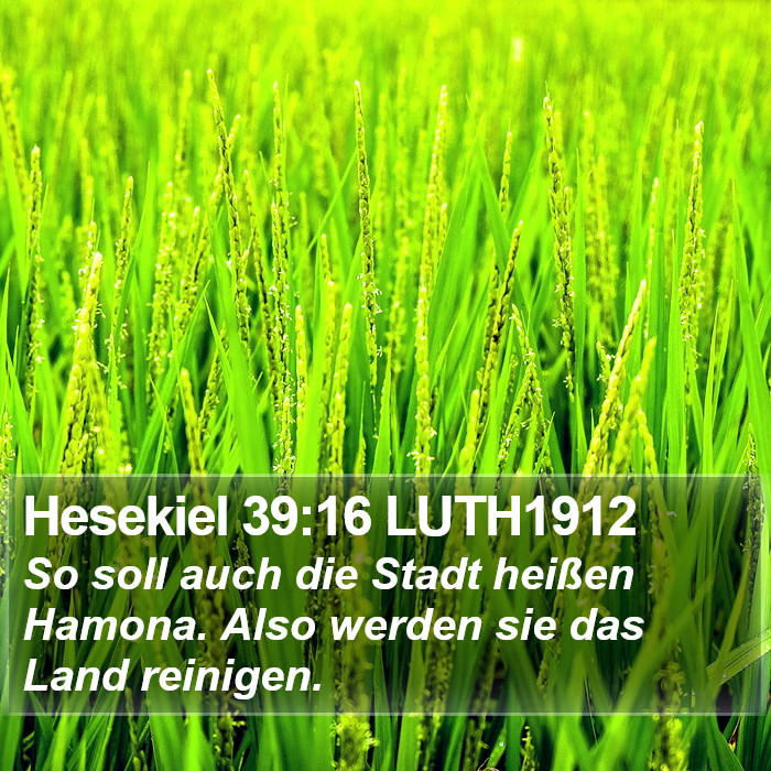 Hesekiel 39:16 LUTH1912 Bible Study