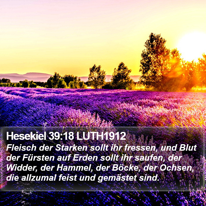 Hesekiel 39:18 LUTH1912 Bible Study