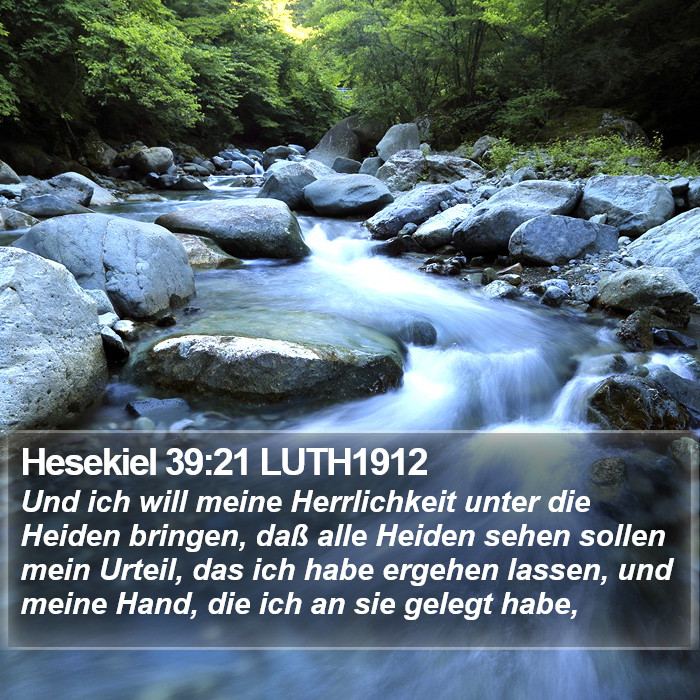 Hesekiel 39:21 LUTH1912 Bible Study