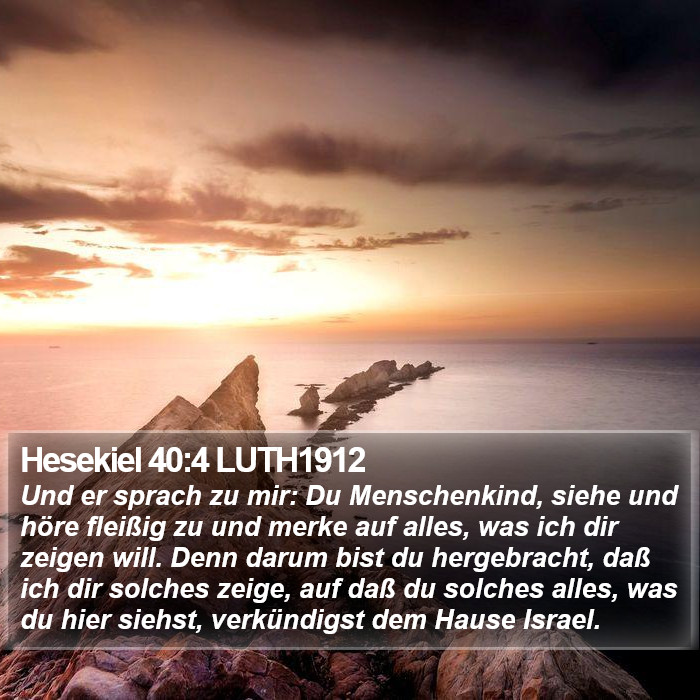 Hesekiel 40:4 LUTH1912 Bible Study