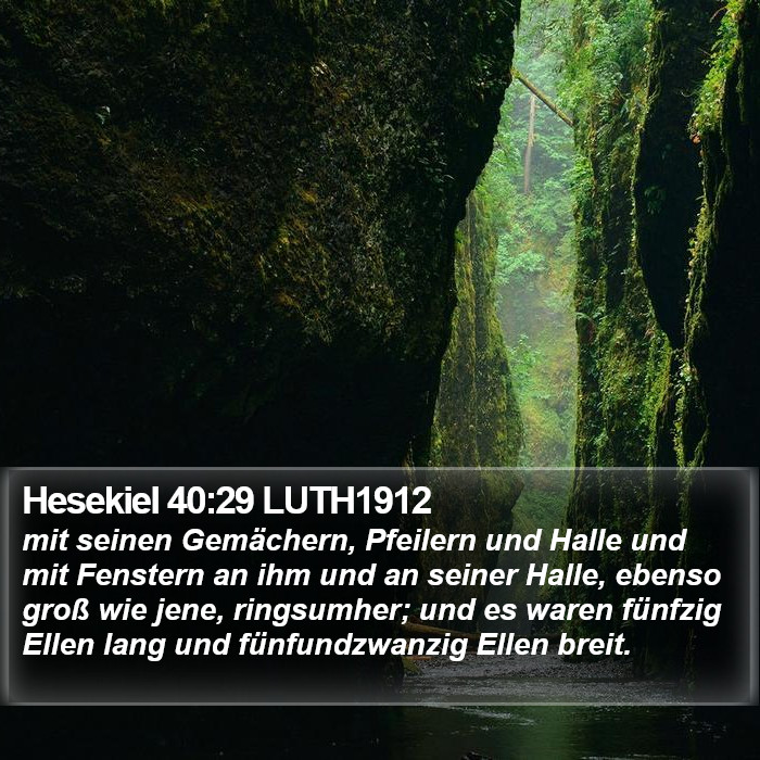 Hesekiel 40:29 LUTH1912 Bible Study
