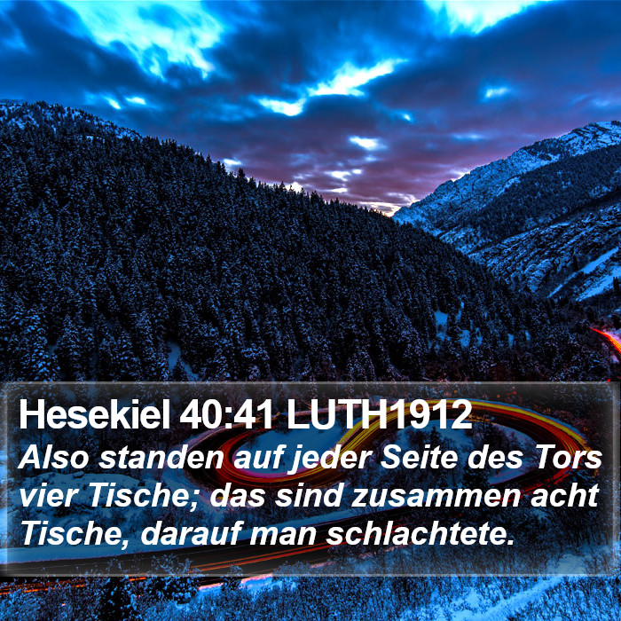 Hesekiel 40:41 LUTH1912 Bible Study