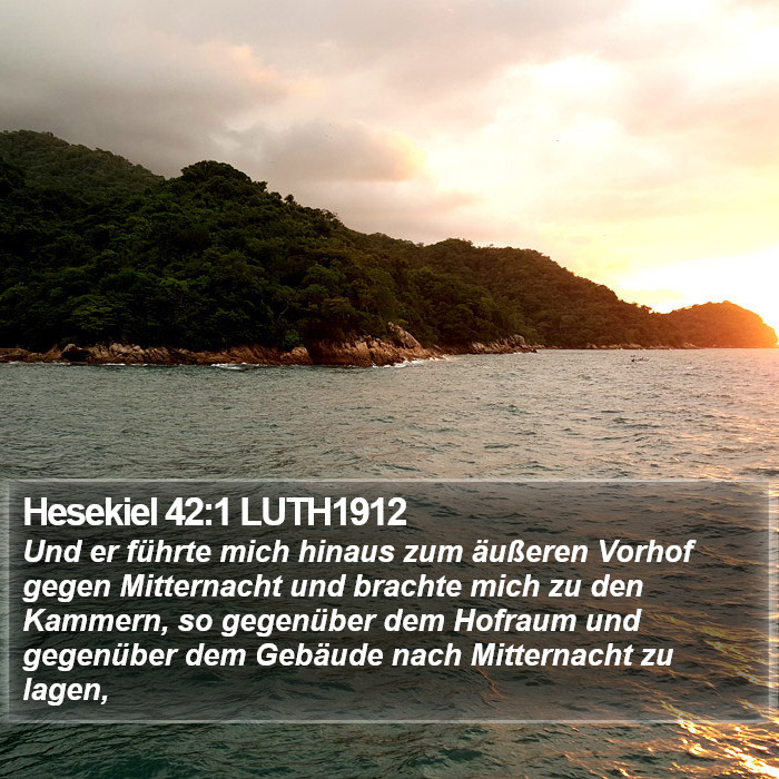 Hesekiel 42:1 LUTH1912 Bible Study