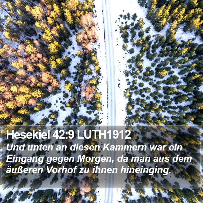 Hesekiel 42:9 LUTH1912 Bible Study