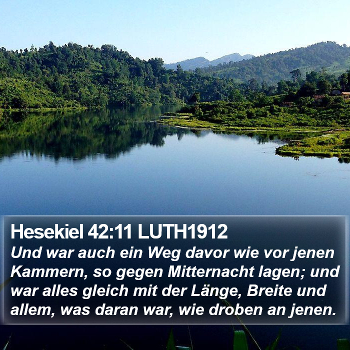 Hesekiel 42:11 LUTH1912 Bible Study