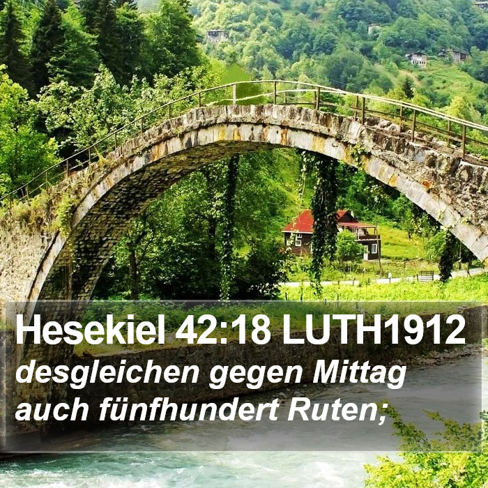 Hesekiel 42:18 LUTH1912 Bible Study