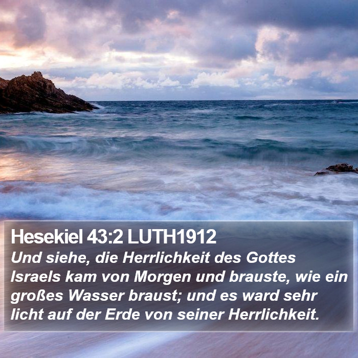 Hesekiel 43:2 LUTH1912 Bible Study