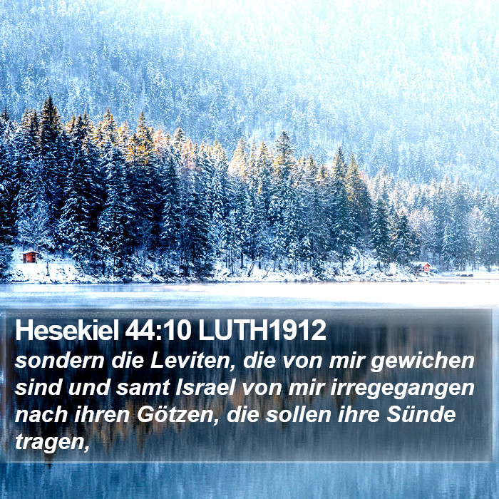 Hesekiel 44:10 LUTH1912 Bible Study