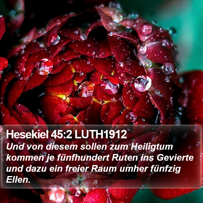 Hesekiel 45:2 LUTH1912 Bible Study