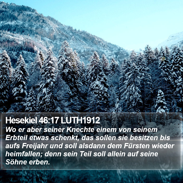 Hesekiel 46:17 LUTH1912 Bible Study