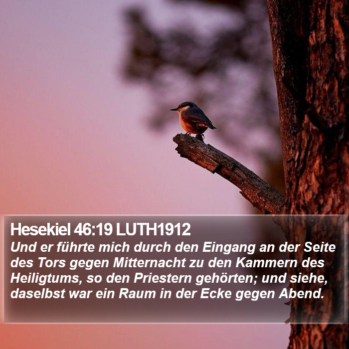 Hesekiel 46:19 LUTH1912 Bible Study