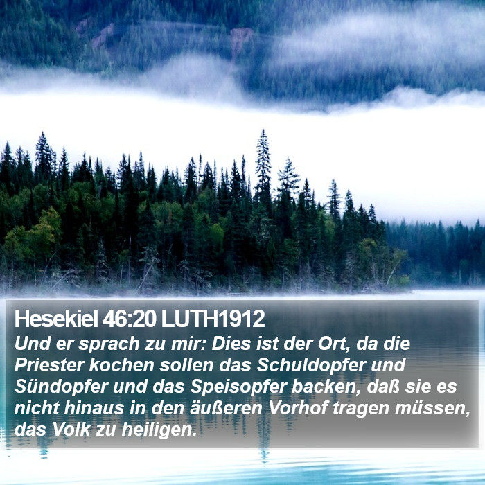 Hesekiel 46:20 LUTH1912 Bible Study