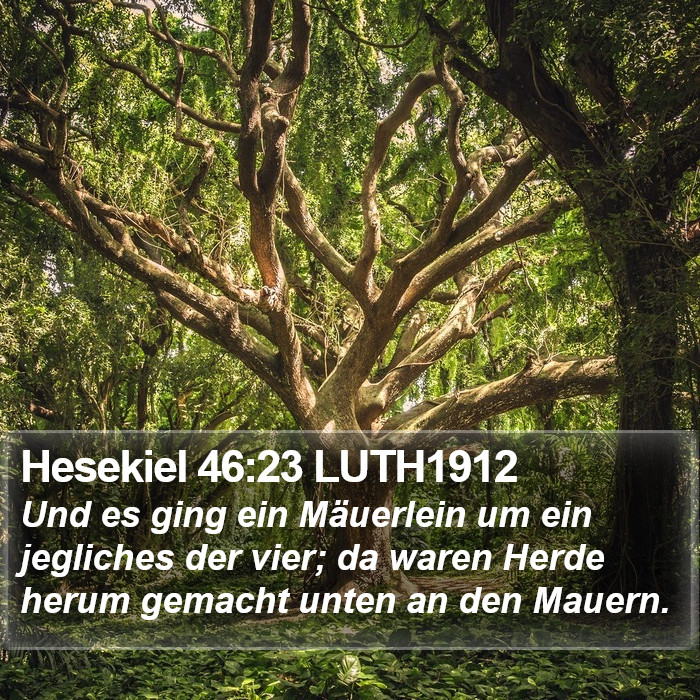 Hesekiel 46:23 LUTH1912 Bible Study