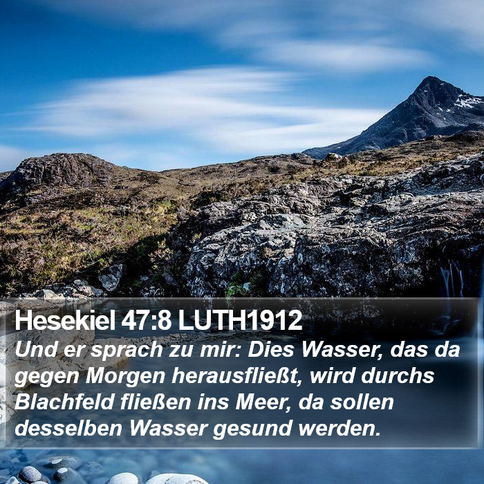 Hesekiel 47:8 LUTH1912 Bible Study