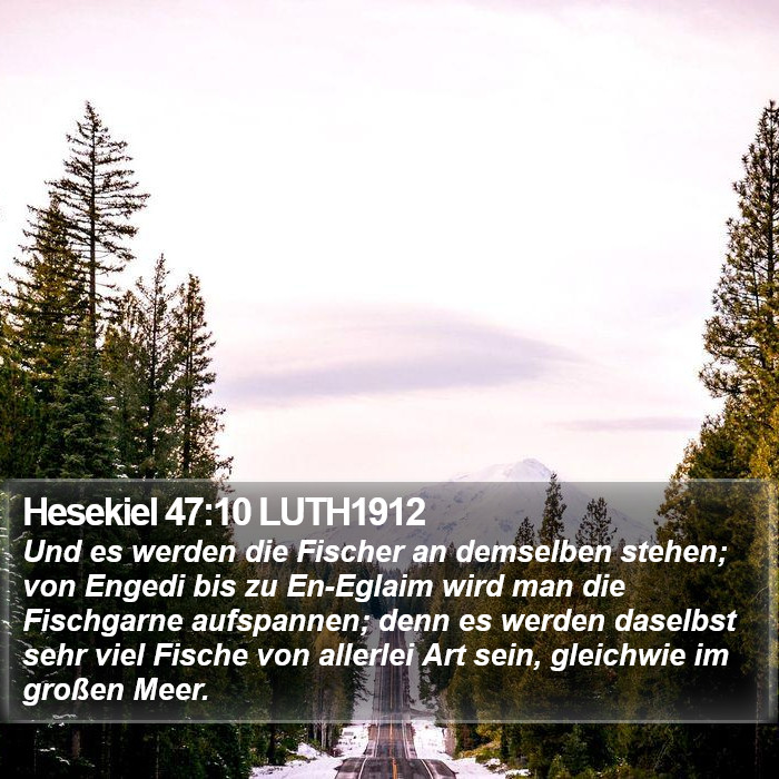 Hesekiel 47:10 LUTH1912 Bible Study