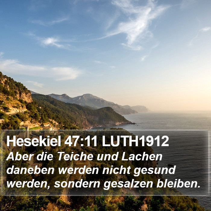 Hesekiel 47:11 LUTH1912 Bible Study