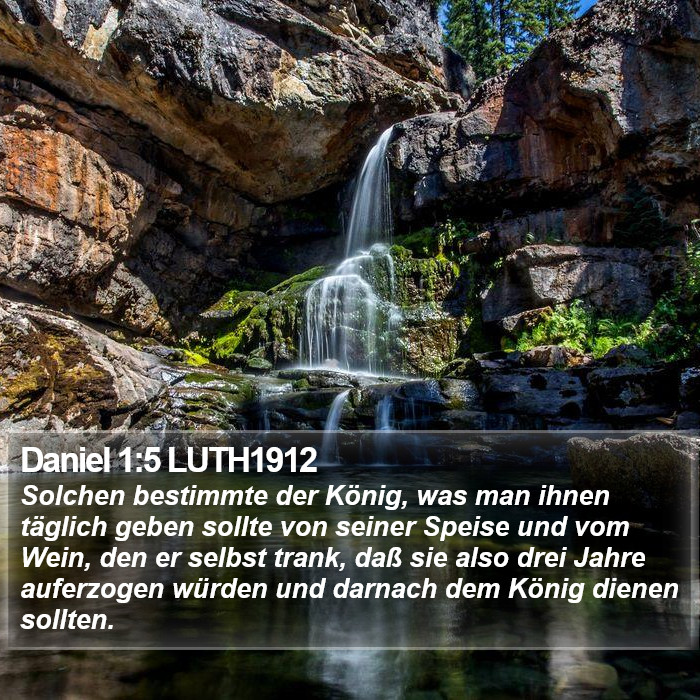 Daniel 1:5 LUTH1912 Bible Study