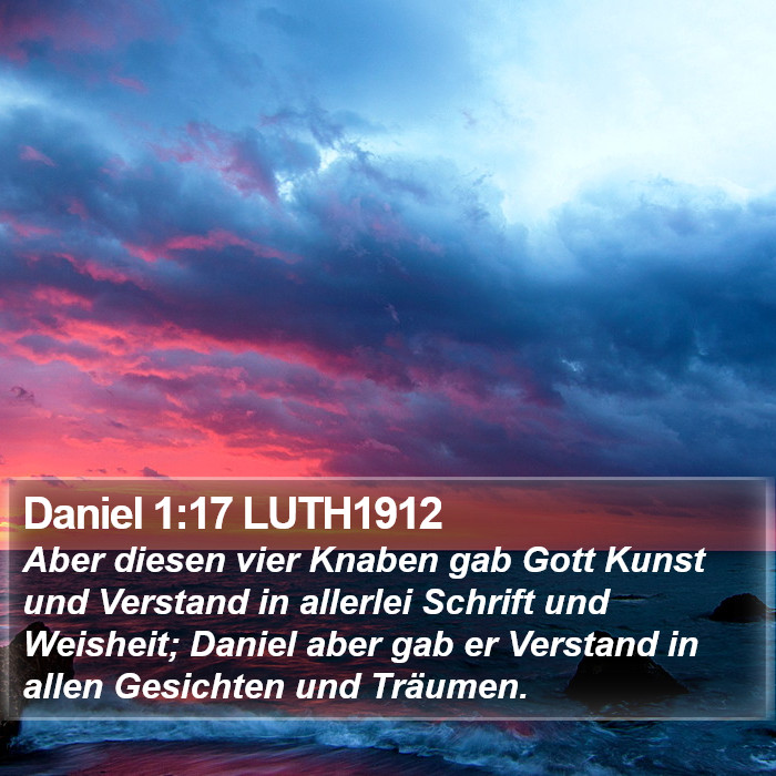 Daniel 1:17 LUTH1912 Bible Study