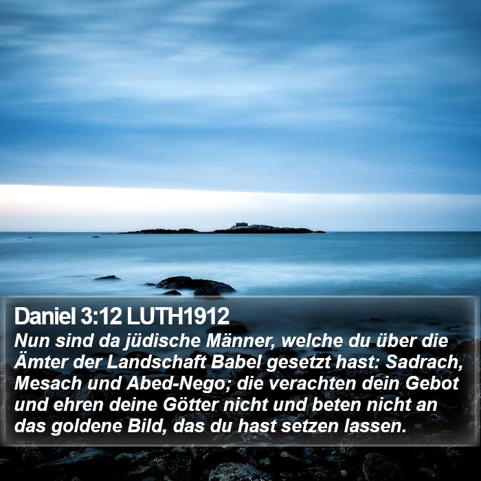Daniel 3:12 LUTH1912 Bible Study
